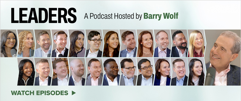 Images of the guests that have appeared on Barry Wolf's LEADERS podcast