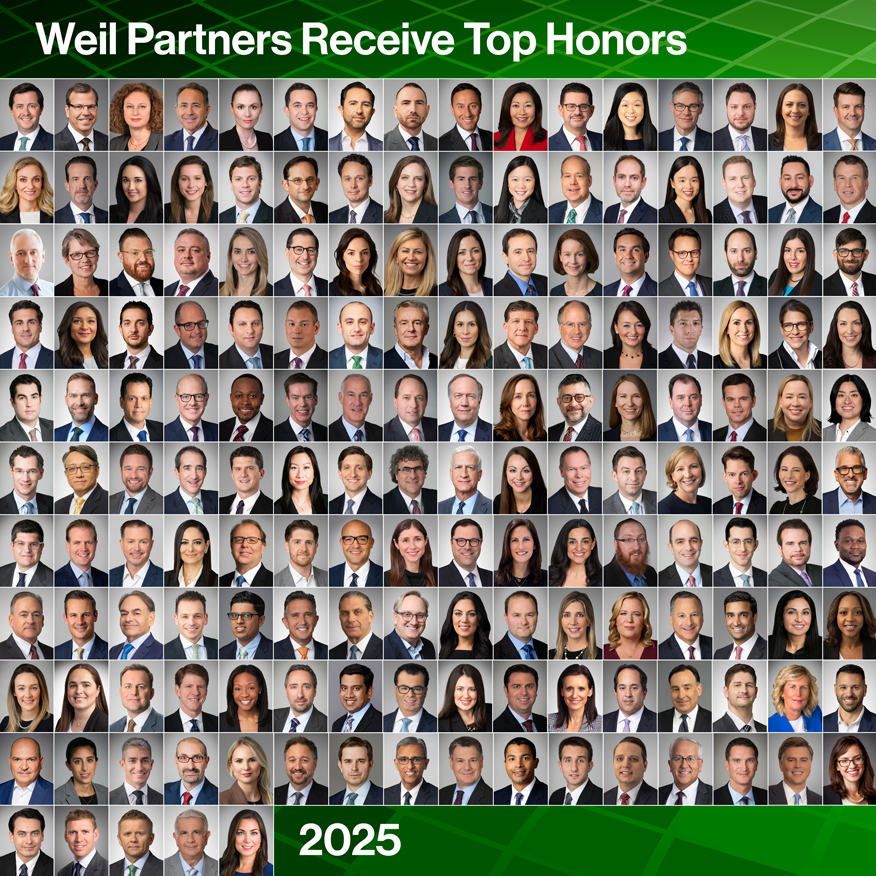 Weil Partners Receive Top Honors in 2025