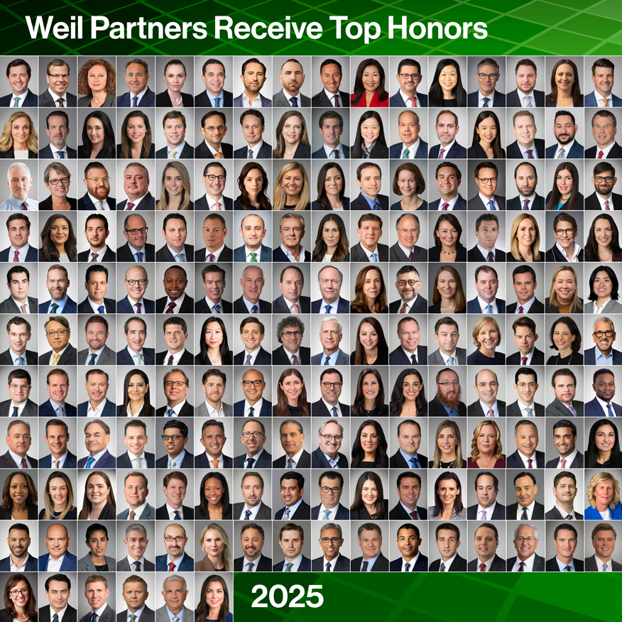 Weil Partners Receive Top Honors in 2025