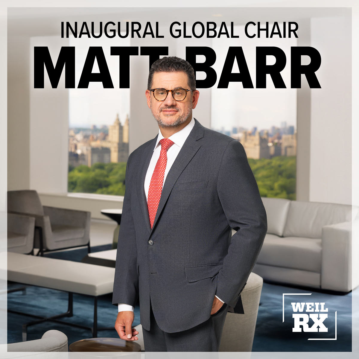 Matt Barr, Inaugural Global Chair of Global Rx