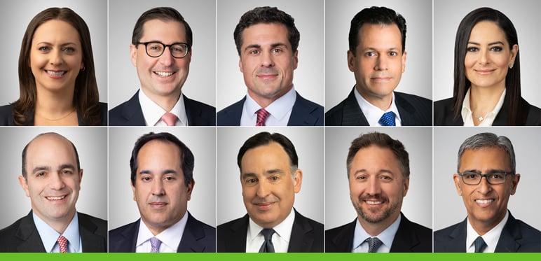 Headshots of the ten Weil partners named to 2026 Lawdragon 500 Leading Global Investigations Lawyers