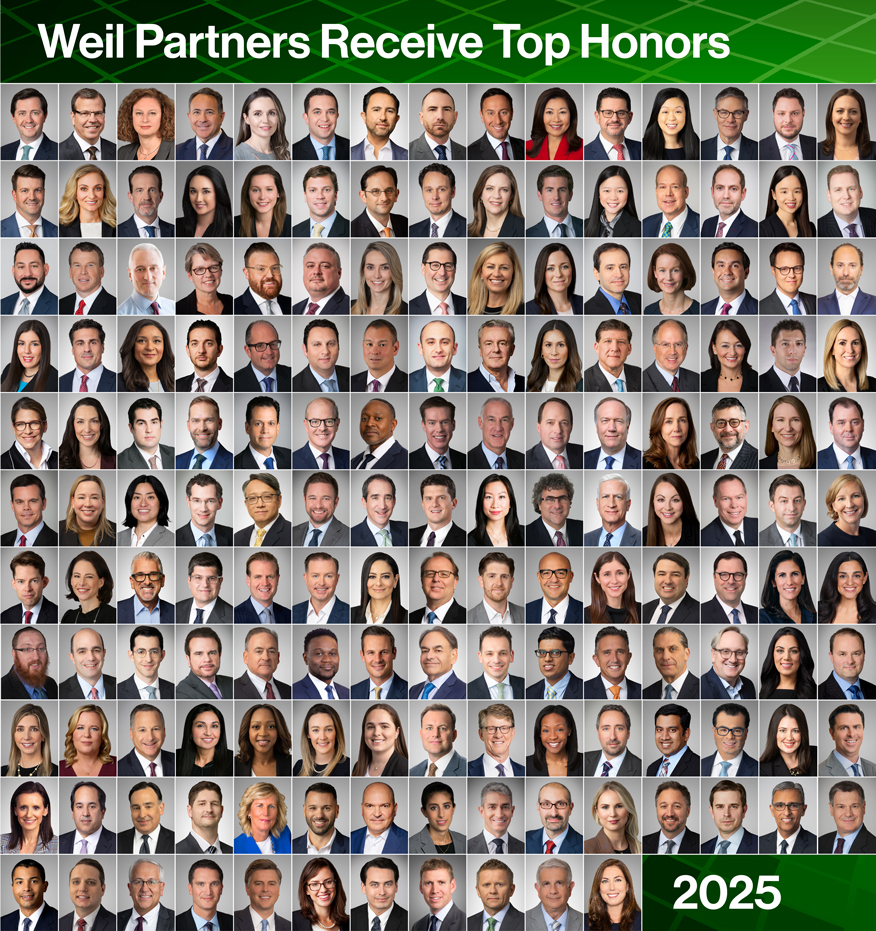 Weil Partners Receive Top Honors in 2025