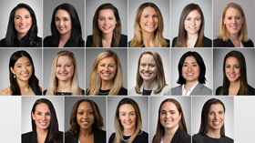 Sara Allawi, Jacqui Bogucki, Sarah Borden, Ashley Butler, Lana Castor, Claire Chapla, Jessie Chiang, Frances Dales, Kaitlin Descovich, Gaby LaHatte, Claudia Lai, Jacqueline Oveissi, Jessica Pillai, Kristin Sanford, Michelle Sargent, Arianna Scavetti, Anne Seymour