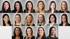 Sara Allawi, Jacqui Bogucki, Sarah Borden, Ashley Butler, Lana Castor, Claire Chapla, Jessie Chiang, Frances Dales, Kaitlin Descovich, Gaby LaHatte, Claudia Lai, Jacqueline Oveissi, Jessica Pillai, Kristin Sanford, Michelle Sargent, Arianna Scavetti, Anne Seymour