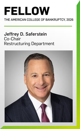 Fellow, The American College of Bankruptcy, 2026 - Jeffrey D. Saferstein