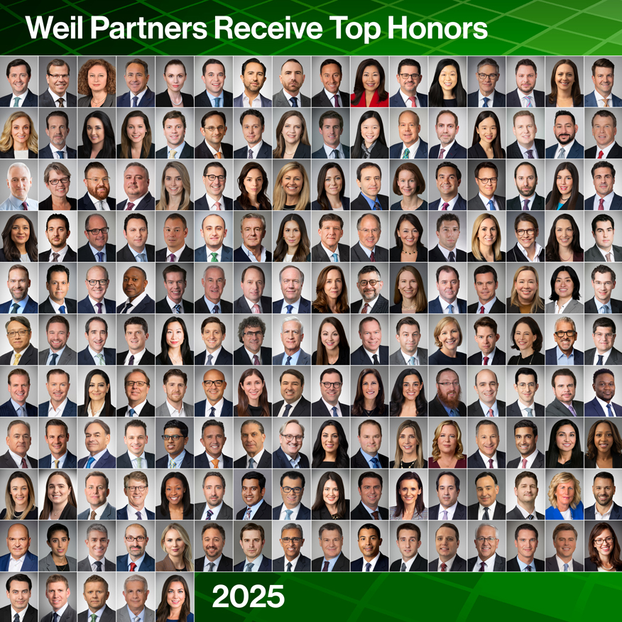 Weil Partners Receive Top Honors in 2025