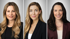 Brittany Butwin, Liza Cotter and Olivia Greer