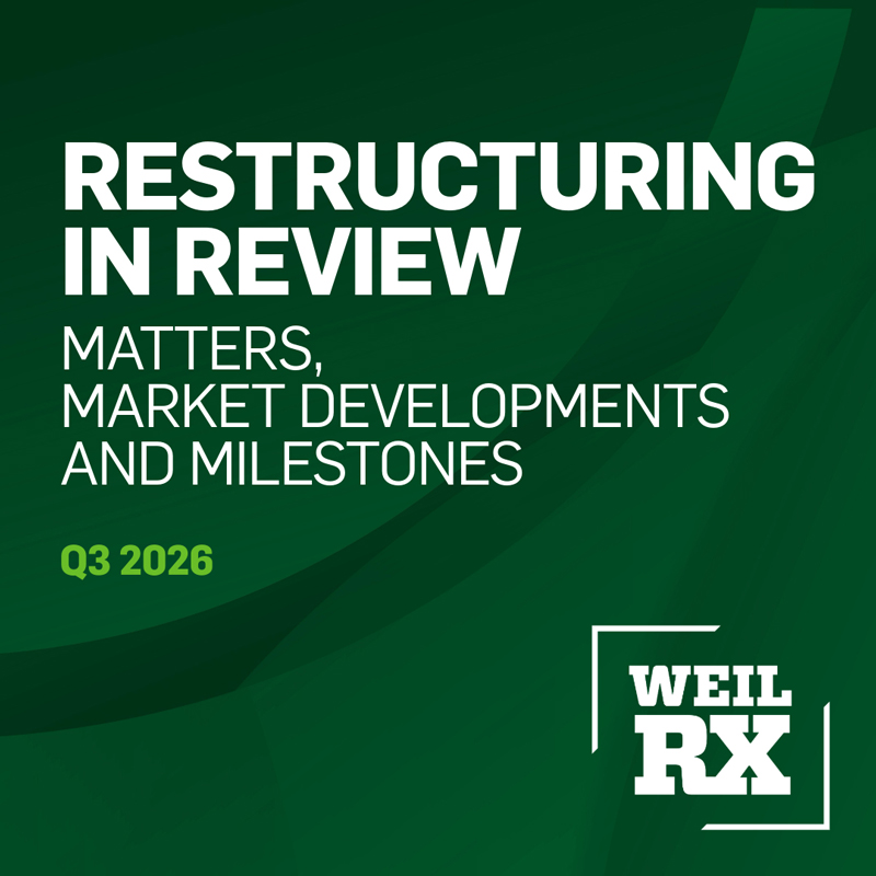 Restructuring in Review Restructuring in Review