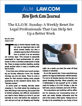 Lori Pines Shares Advice for Legal Professionals on World Mental Health Day in New York Law Journal Lori Pines Shares Advice for Legal Professionals on World Mental Health Day in New York Law Journal