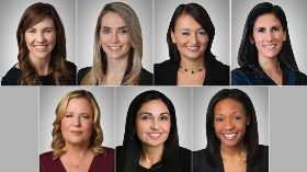 Jennifer Britz, Mariel Cruz, Lyuba Goltser, Ramona Nee, Tana Ryan, Charan Sandhu and Jannelle Seales