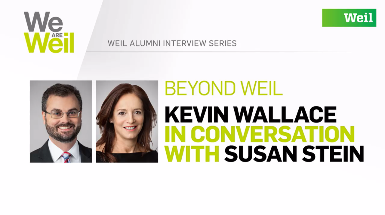 Kevin Wallace in Conversation with Susan Stein