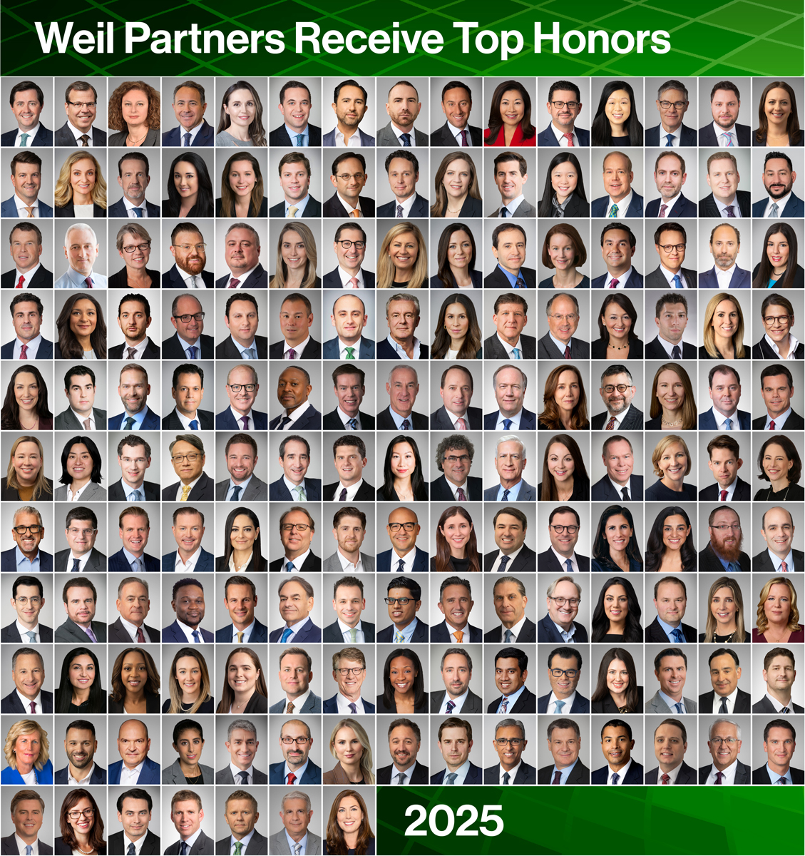 Headshots of Weil partners