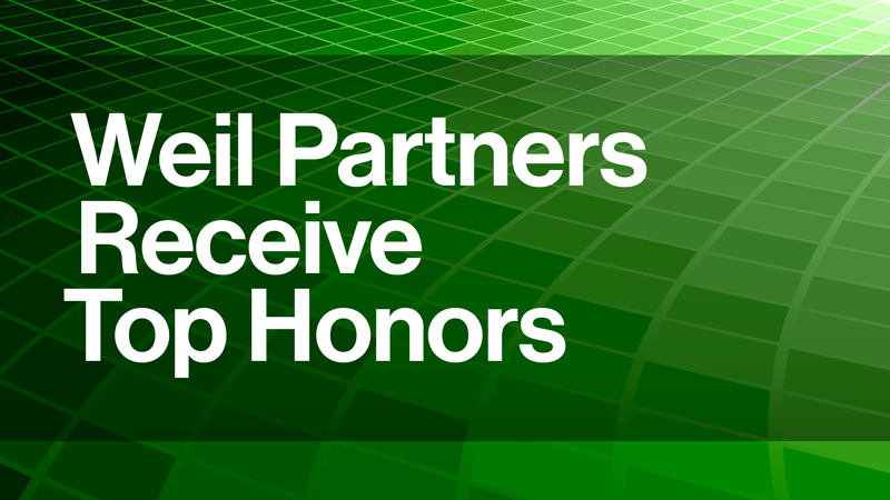 Weil Partners Receive Top Honors in 2025