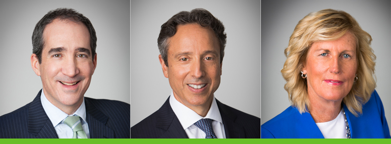 Partners David Lender, Jonathan Polkes and Diane Sullivan