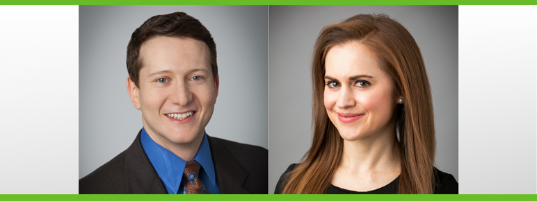 Side-by-Side Photos of Vadim Brusser and Jenna McBain