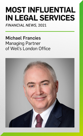 Most Influential in Legal Services - Michael Francies Most Influential in Legal Services - Michael Francies
