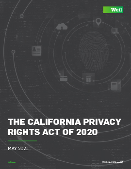 The California Privacy Rights Act of 2020