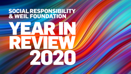 Social Responsibility & Weil Foundation: Year in Review 2020