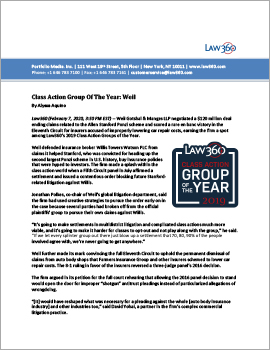 Class Action Group of the Year: Weil