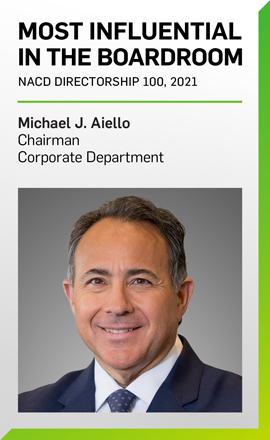 Michael Aiello Named to 2021 NACD Directorship 100 