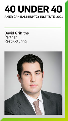 David Griffiths - 40 Under 40 David Griffiths - 40 Under 40