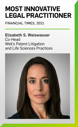 Liz Weiswasser named most innovative legal practitioner