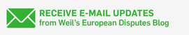 Receive E-mail Updates from Weil's European Disputes Blog